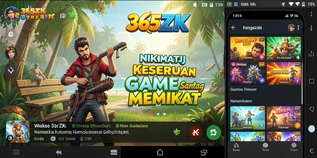 Screenshot 365ZK menampilkan gameplay menarik dan tantangan seru.