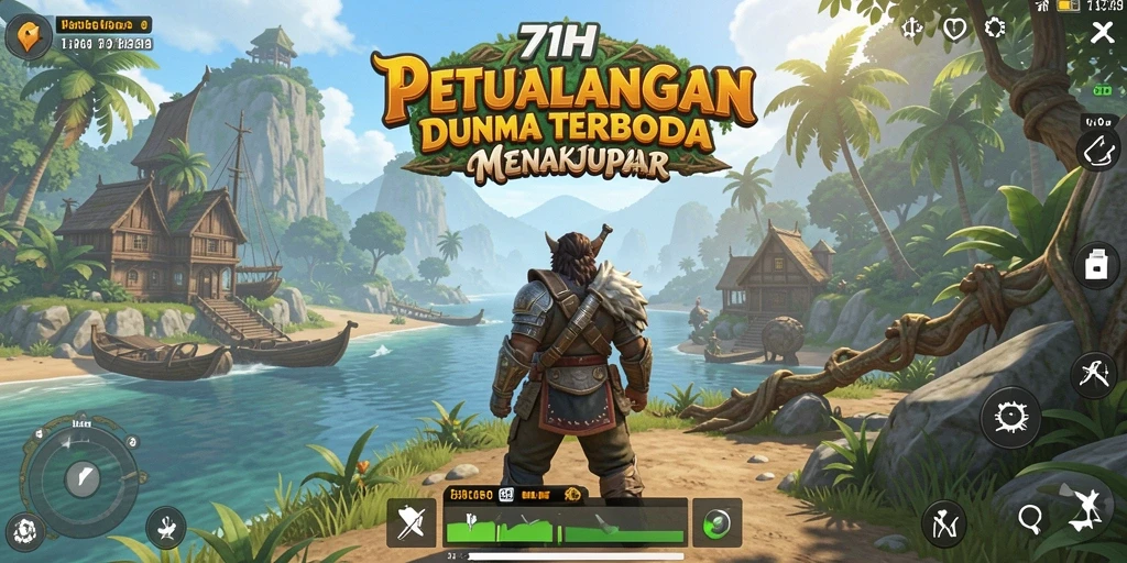 Tampilan gameplay menakjubkan dari dunia terbuka 71H yang luas.