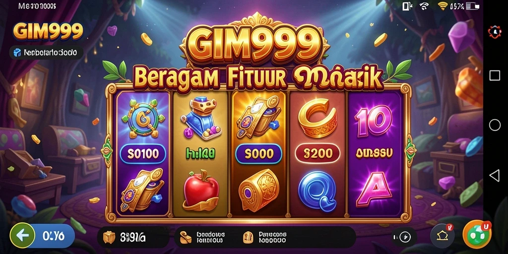 Tampilan menarik dari gameplay GIM999 dengan efek visual menakjubkan.