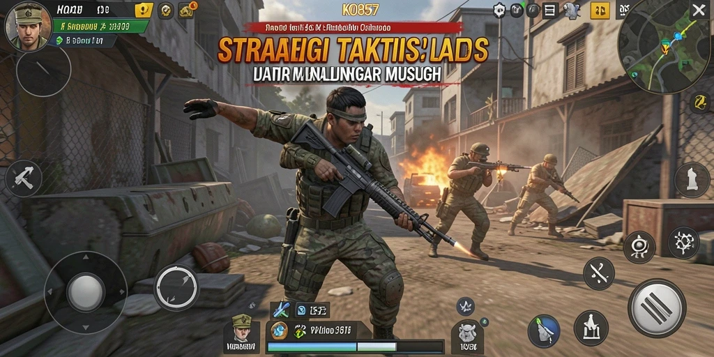 Gameplay menarik dengan berbagai taktik di KO857.