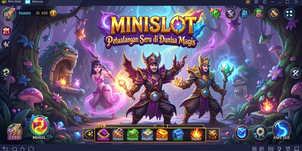 Gameplay seru di dunia fantasi MINISLOT dengan karakter unik.