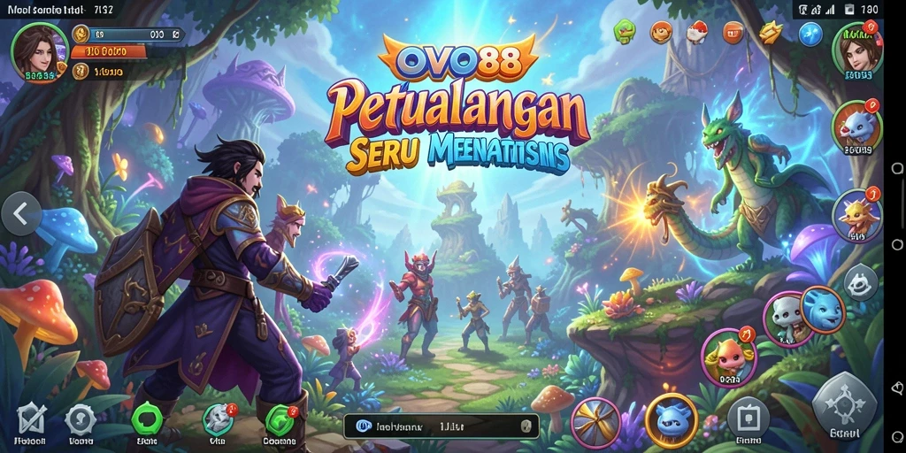 Gambaran gameplay seru OVO88 di dunia petualangan.
