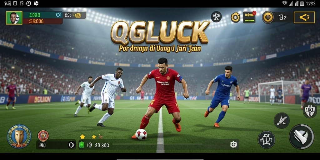 Tampilan gameplay QGLUCK yang penuh aksi dan menarik.