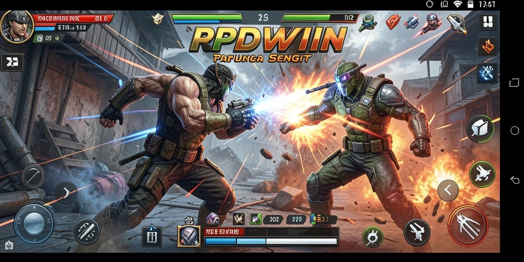 Gameplay action seru dan mendebarkan di RPIDWIN.