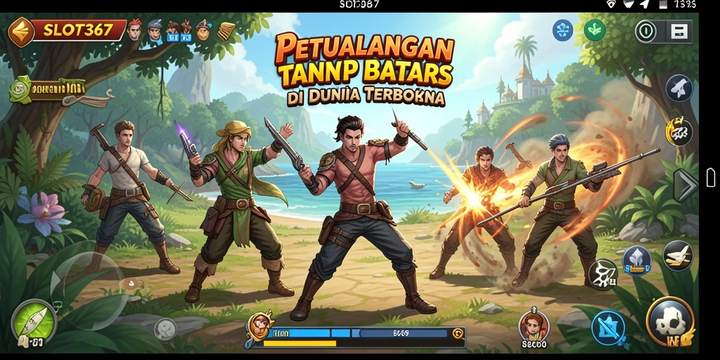 Screenshot SLOT367 menampilkan momen petualangan di dunia terbuka yang menakjubkan.