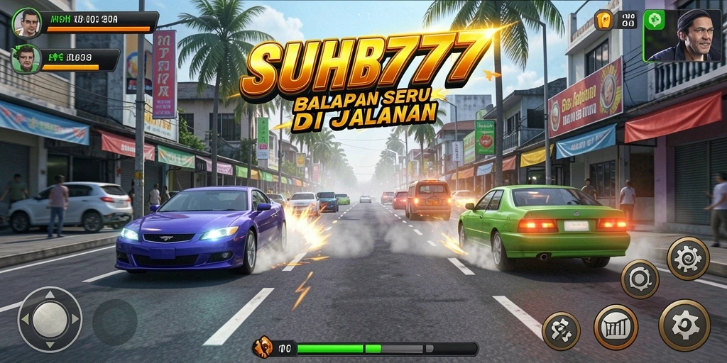 Gameplay Racing yang mendebarkan di SUHU777.