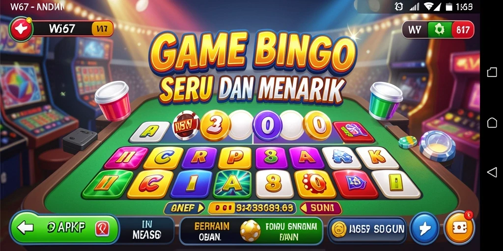 Tampilan gameplay Bingo yang seru dan interaktif.